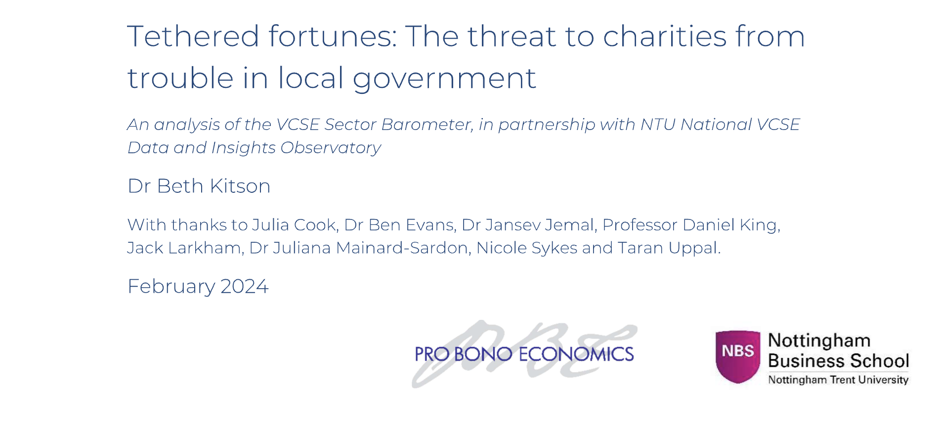 Tethered Fortunes Report